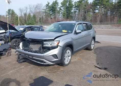 2021 Volkswagen Atlas 3.6L V6 Se W/Technology from USA, damaged, VIN 1V2HR2CA3MC542222